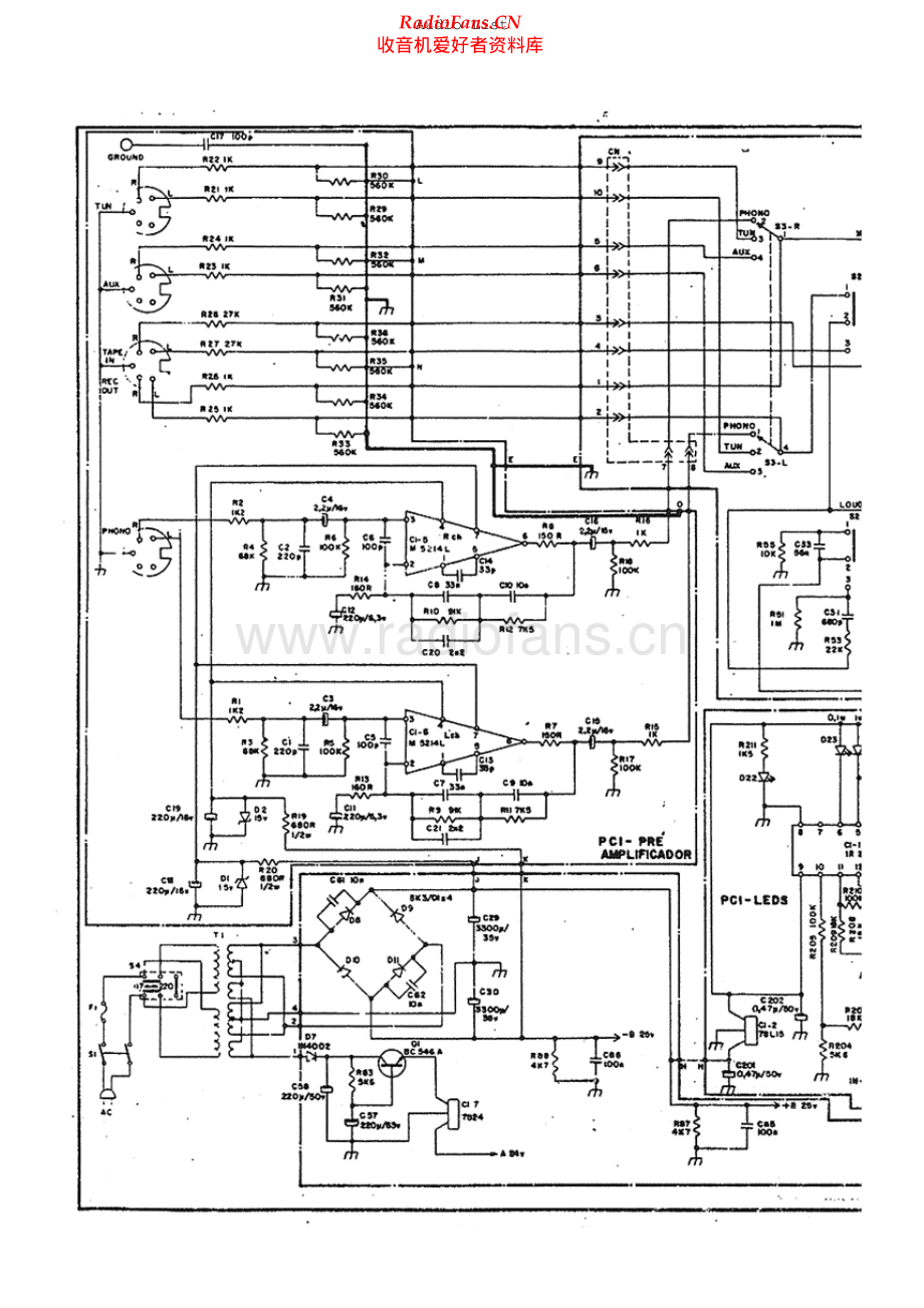 Aiko-PA3000-int-sch维修电路原理图.pdf_第1页
