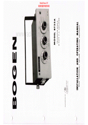 Bogen-BT35A-int-sm维修电路原理图.pdf