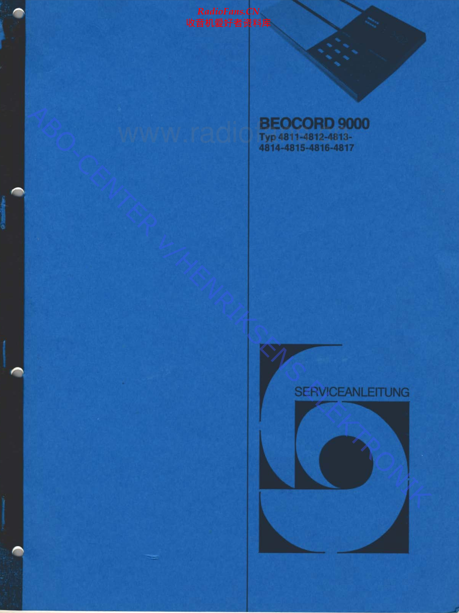 BO-Beocord9000_type481x-sm维修电路原理图.pdf_第1页