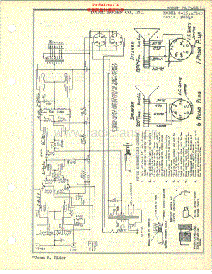 Bogen-C15-pwr-sch维修电路原理图.pdf