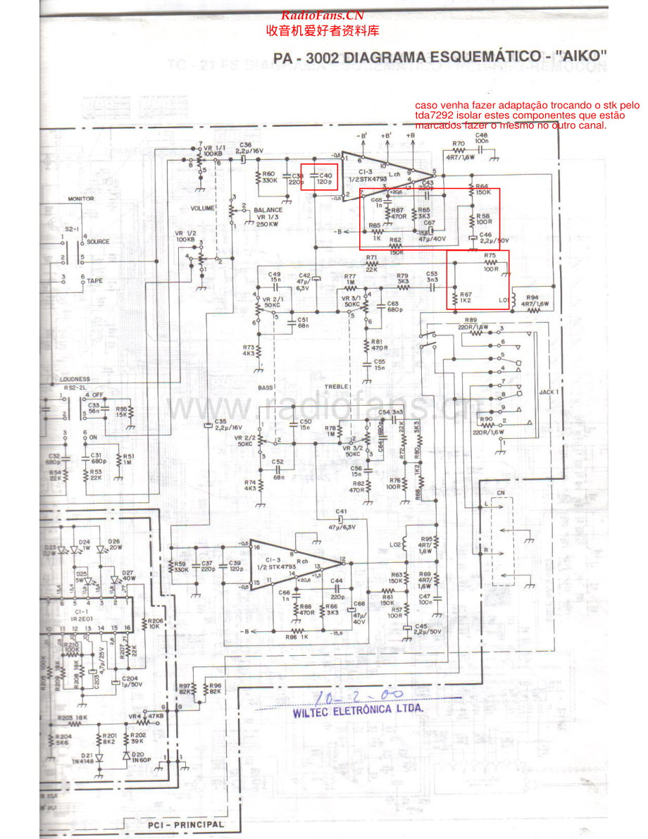 Aiko-PA3002-int-sch维修电路原理图.pdf_第2页