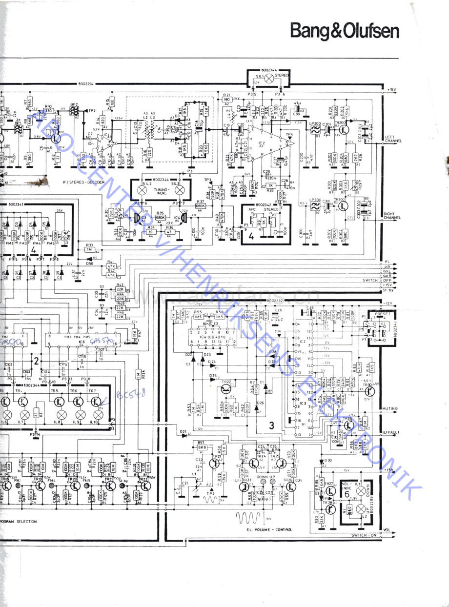 BO-Beomaster1900_2_type2903-sch维修电路原理图.pdf_第3页