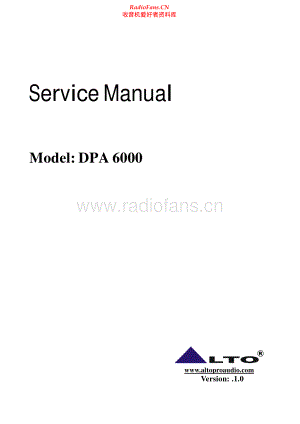 Alto-DPA6000-pwr-sm维修电路原理图.pdf