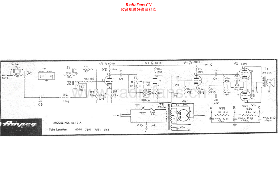 Ampeg-EJ12A-pwr-sch维修电路原理图.pdf_第1页