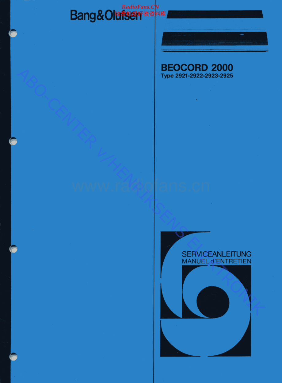 BO-Beocord2000_type292x-sch维修电路原理图.pdf_第1页