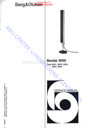 BO-Beolab8000_type680x-sch维修电路原理图.pdf