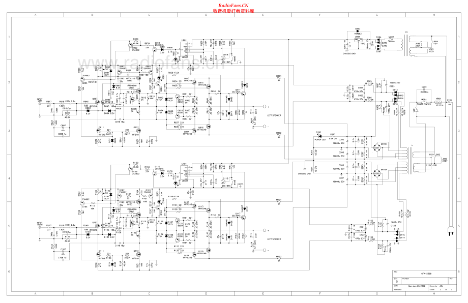 Adcom-GFA5300-pwr-sch维修电路原理图.pdf_第1页
