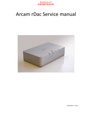 Arcam-rDac-dac-sm(1)维修电路原理图.pdf