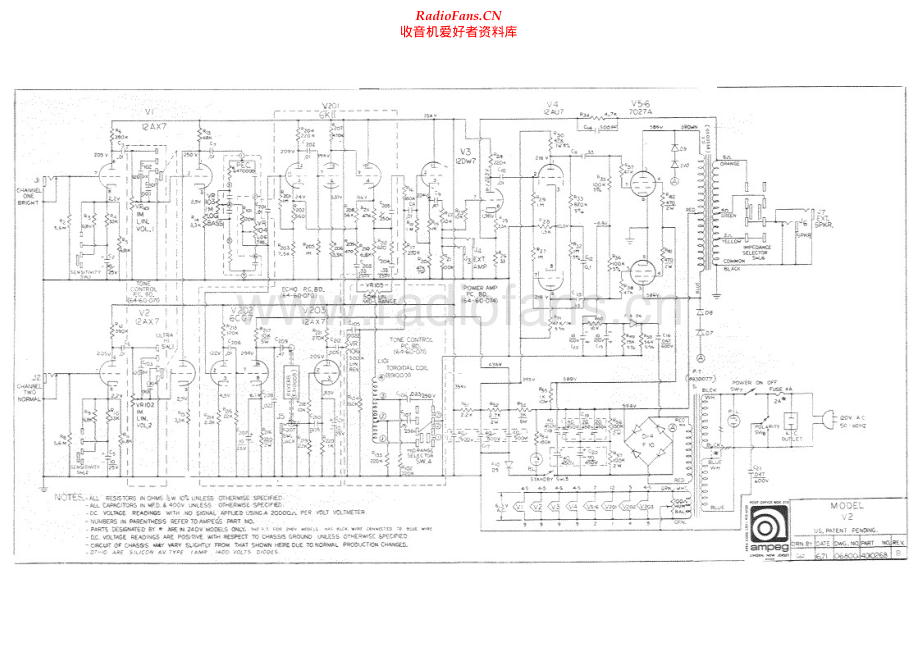 Ampeg-V2-pwr-sch维修电路原理图.pdf_第1页