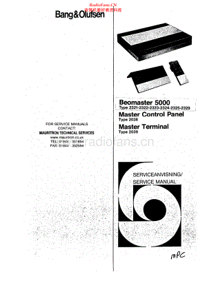 BO-Beomaster5000_type232x-sm维修电路原理图.pdf