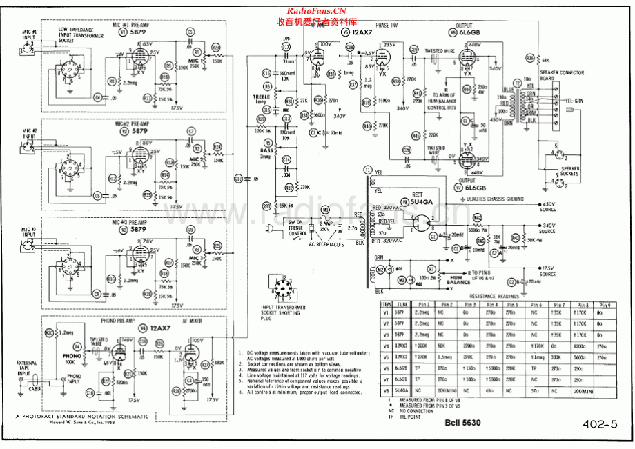 Bell-5630-int-sch维修电路原理图.pdf_第1页