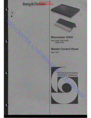 BO-MasterControlPanel_type1551-sm维修电路原理图.pdf