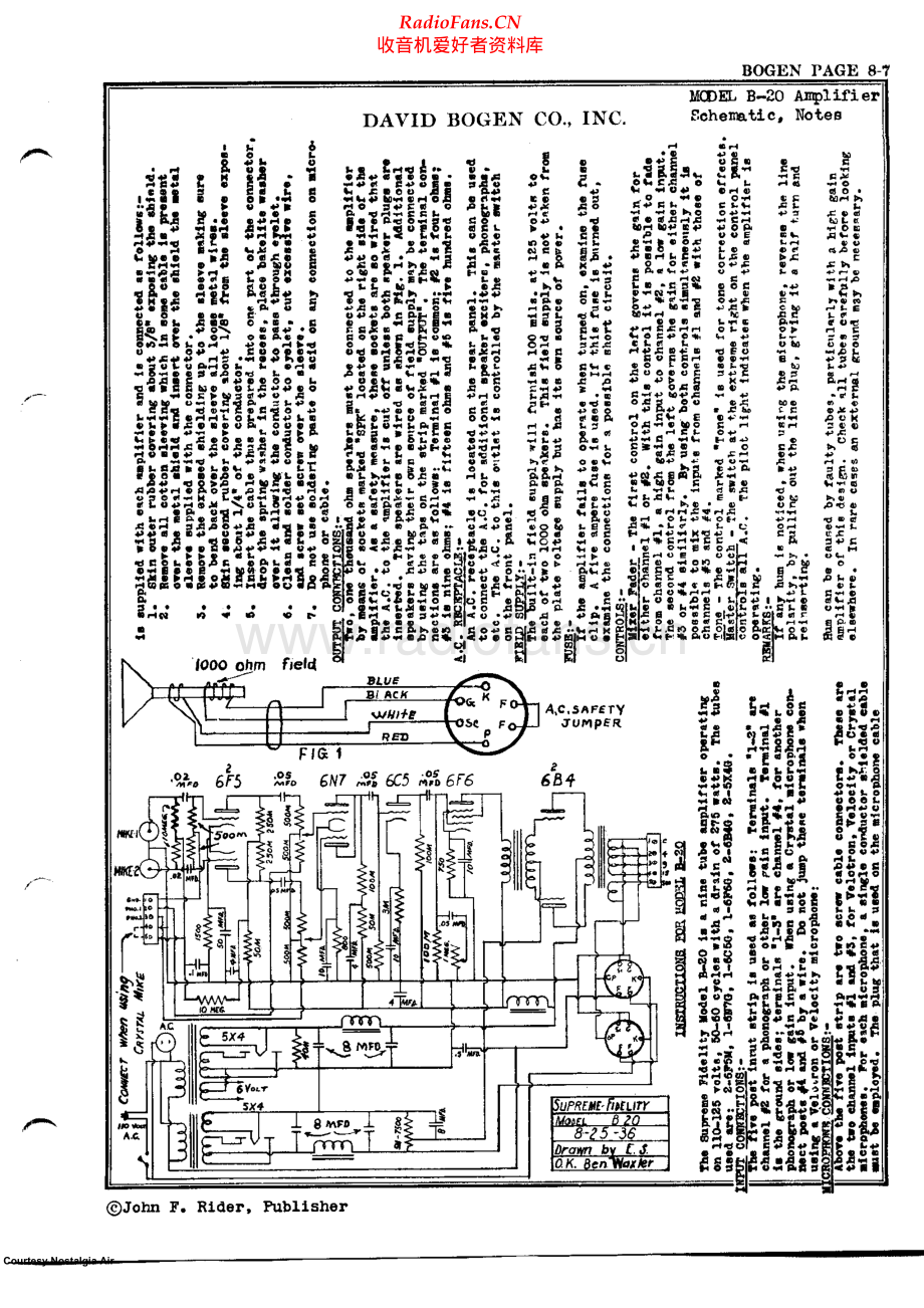 Bogen-B20-pwr-sch维修电路原理图.pdf_第1页