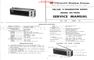 Hitachi-KH980H-pr-sm 维修电路原理图.pdf