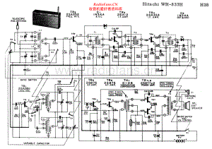 Hitachi-WH833H-pr-sch 维修电路原理图.pdf