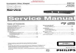 Philips-CD723-cd-sm 维修电路原理图.pdf