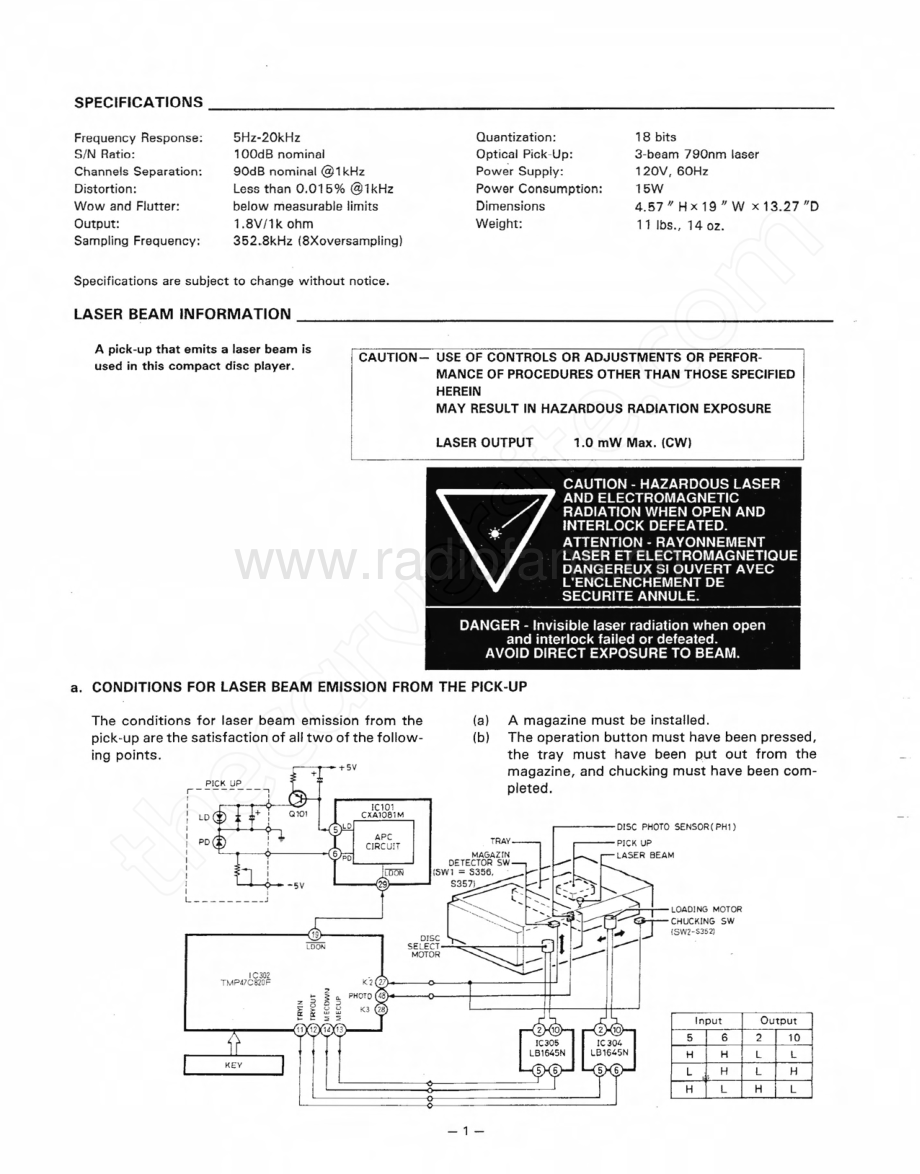 Carver-TLM3600-cd-sm维修电路原理图.pdf_第3页