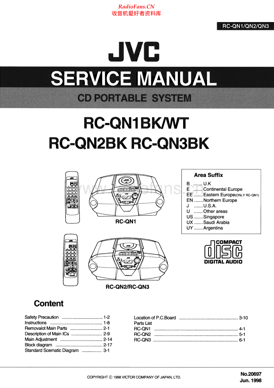 JVC-RCQN3-cs-sch 维修电路原理图.pdf_第1页