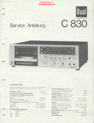Dual-C830-tape-sm维修电路原理图.pdf