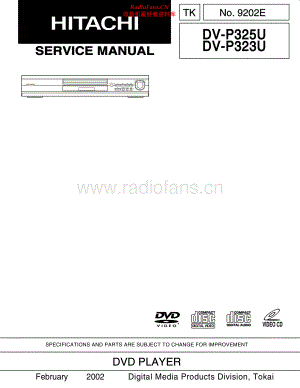 Hitachi-DVP325U-cd-sm 维修电路原理图.pdf