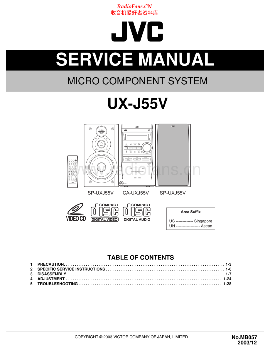 JVC-UXJ55V-cs-sm 维修电路原理图.pdf_第1页