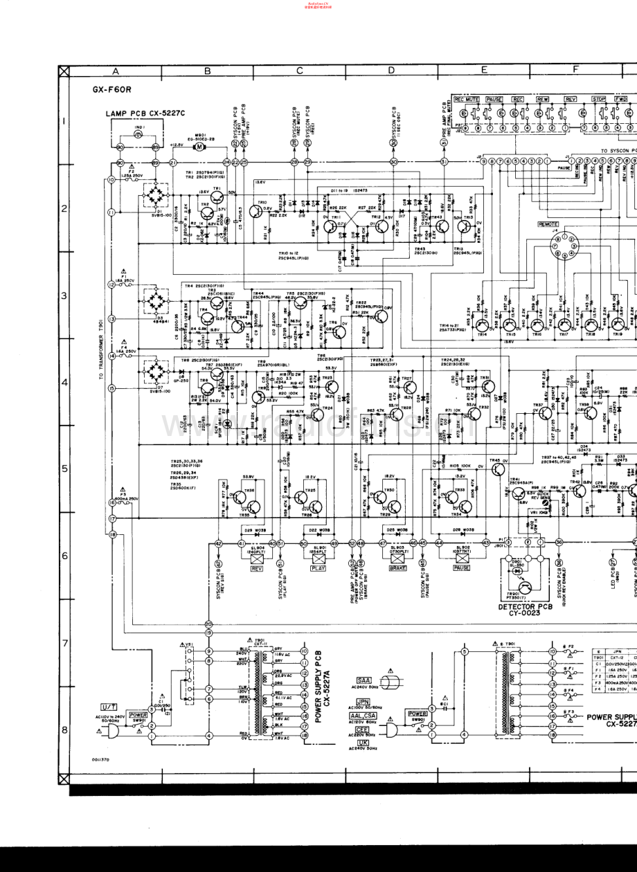 Akai-GXF60R-tape-sch维修电路原理图.pdf_第1页