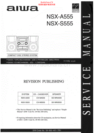 Aiwa-CXNS555-cs-sm维修电路原理图.pdf