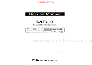 Nakamichi-MB3-cd-sm 维修电路原理图.pdf