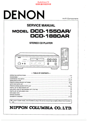 Denon-DCD1550-cd-sm维修电路原理图.pdf