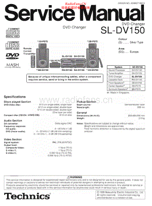 Technics-SLDV150-dvd-sm 维修电路原理图.pdf