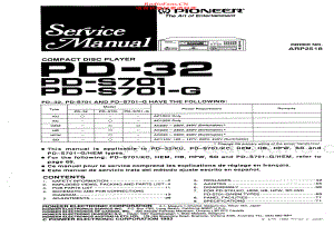 Pioneer-PD32-cd-sm 维修电路原理图.pdf