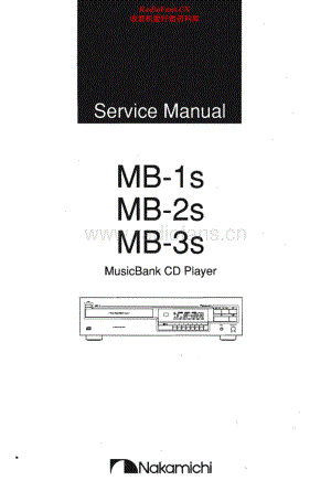 Nakamichi-MB2S-cd-sm 维修电路原理图.pdf
