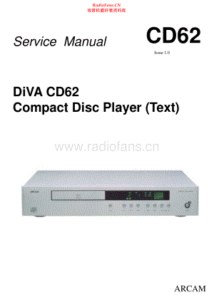 Arcam-DivaCD62-cd-sm(2)维修电路原理图.pdf