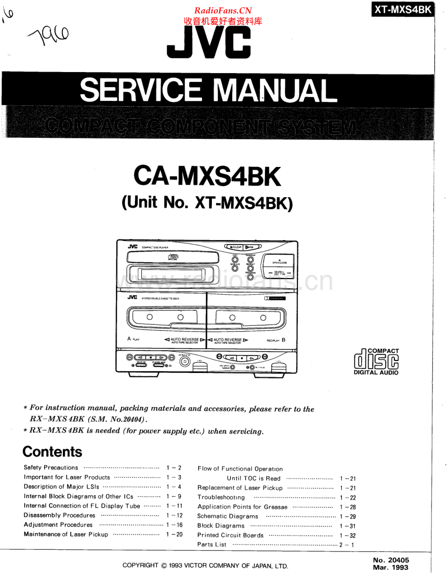 JVC-CAMXS4BK-cs-sm 维修电路原理图.pdf_第1页
