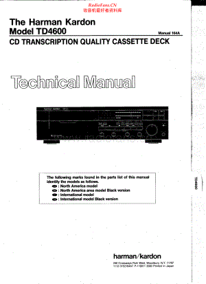 HarmanKardon-TD4600-tape-sm维修电路原理图.pdf