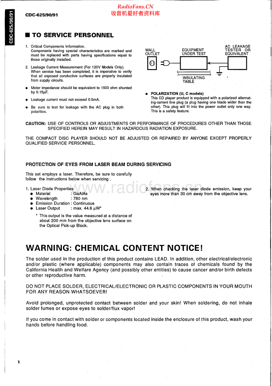 Yamaha-CDC90-cd-sm 维修电路原理图.pdf_第2页