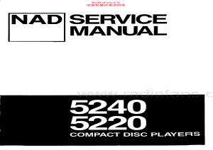 NAD-5240-cd-sm 维修电路原理图.pdf