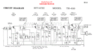 Hitachi-TH650-pr-sch 维修电路原理图.pdf