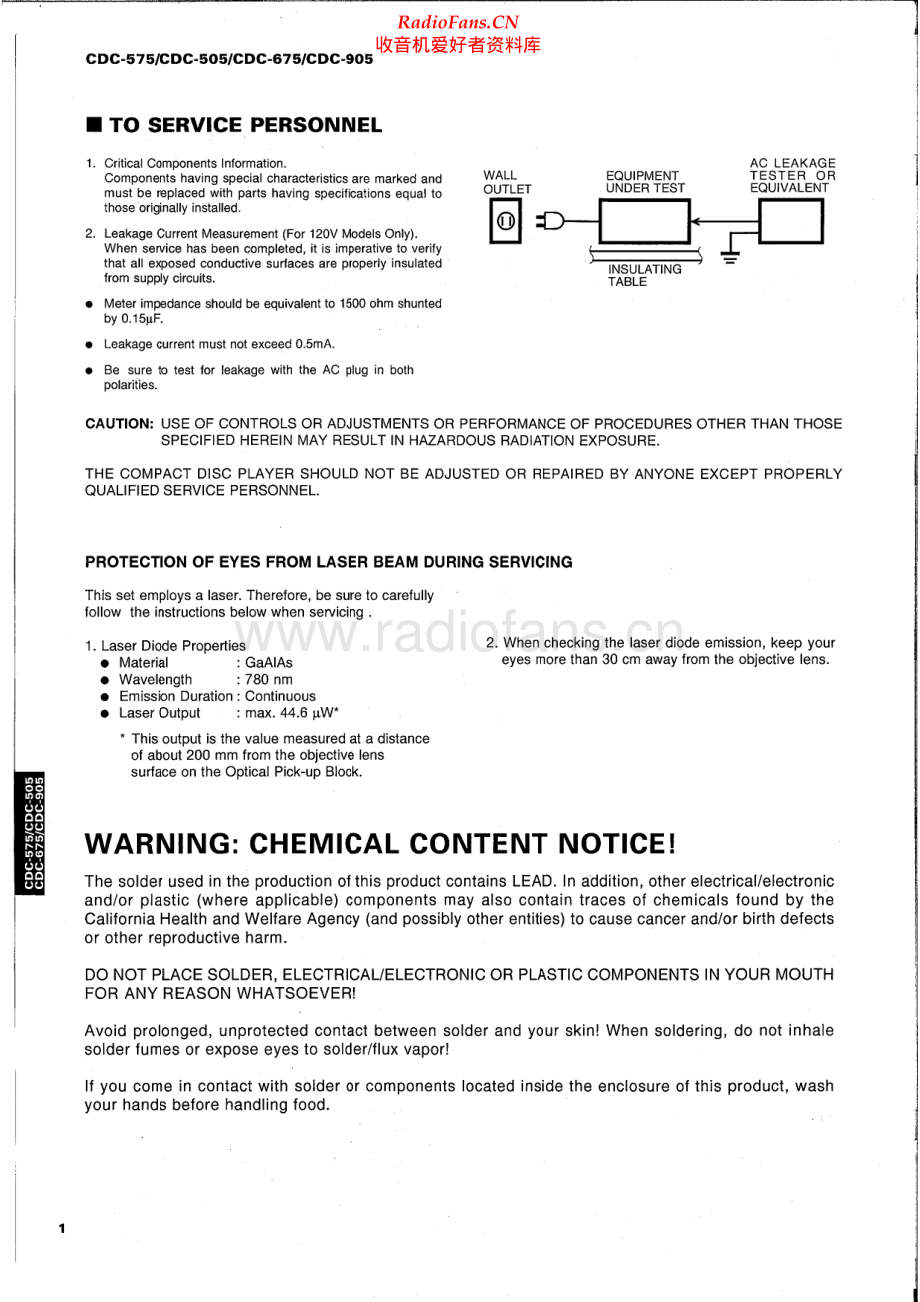 Yamaha-CDC905-cd-sm 维修电路原理图.pdf_第2页