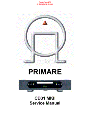 Primare-CD31_MKII-cd-sm 维修电路原理图.pdf