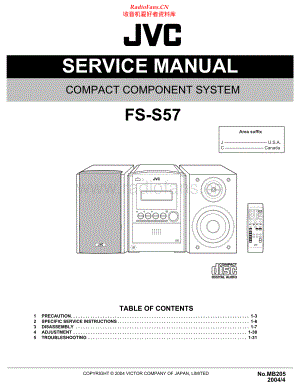 JVC-FSS57-cs-sm 维修电路原理图.pdf