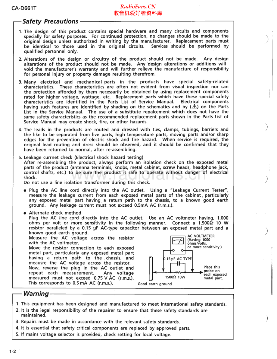 JVC-CAD661T-cs-sm 维修电路原理图.pdf_第2页