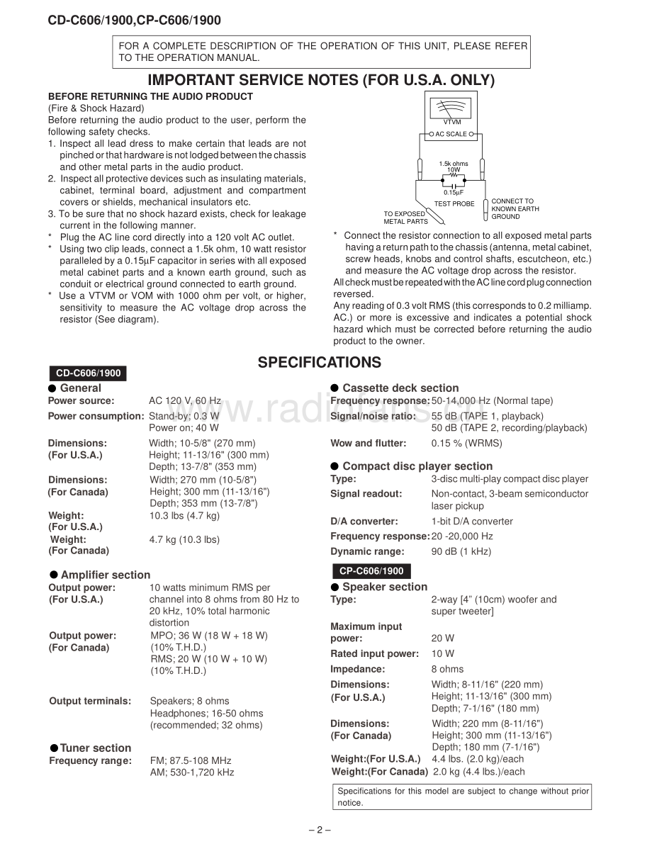 Sharp-CDC1900-cs-sm 维修电路原理图.pdf_第3页