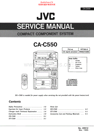JVC-CAC550-cs-sm 维修电路原理图.pdf