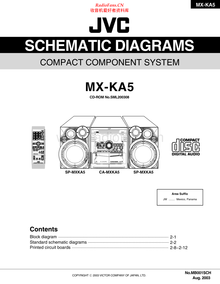 JVC-MXKA5-cs-sm 维修电路原理图.pdf_第1页