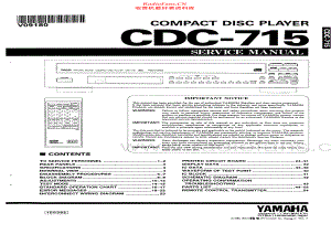 Yamaha-CDC715-cd-sm 维修电路原理图.pdf