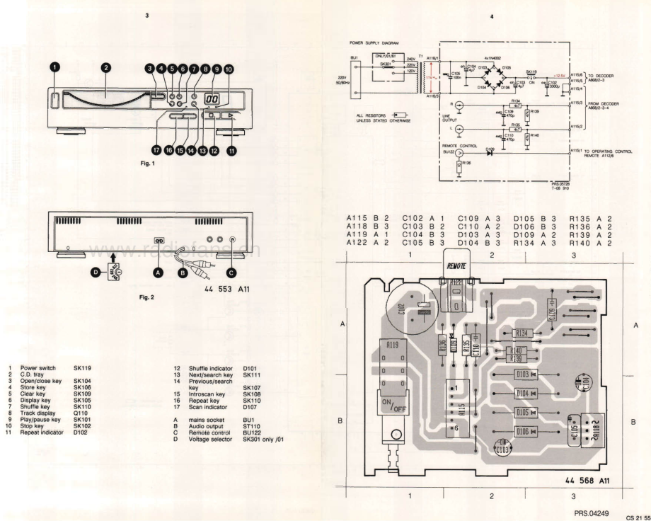 Philips-AK691-cd-sm 维修电路原理图.pdf_第3页