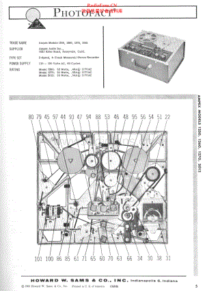 Ampex-1260-tape-sm维修电路原理图.pdf