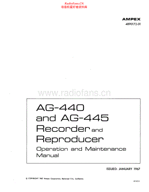 Ampex-AG440-tape-sm维修电路原理图.pdf
