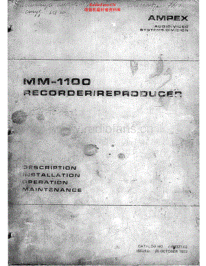 Ampex-MM1100-tape-sm3维修电路原理图.pdf